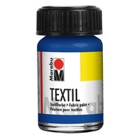 Marabu 1716 39 052 Textil Mittelblau 052, 15 Ml