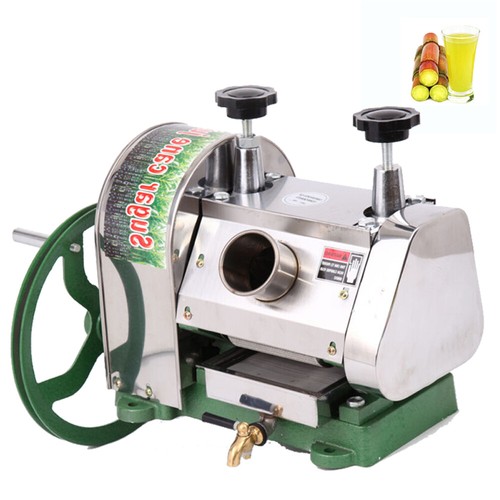 Manual comercial Prensa Exprimidor Jugo De Caña de Azúcar Máquina de Hierro  Fundido Volante | eBay
