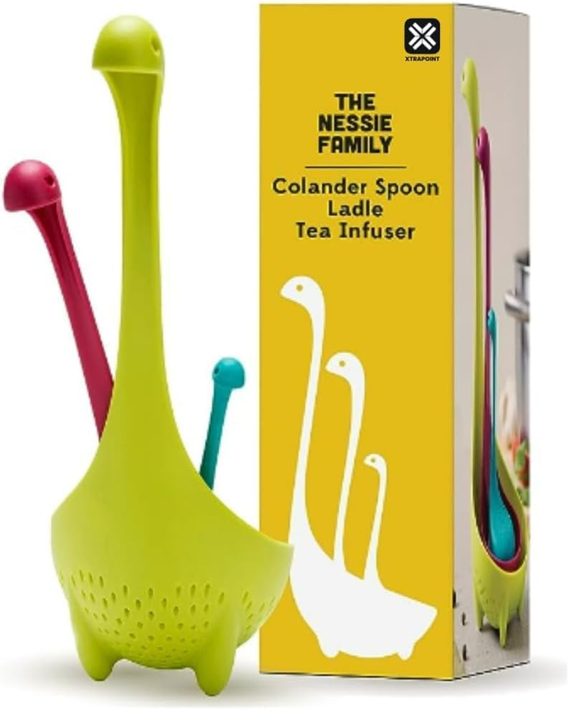Pack of 3 Soup Ladle - Set of 3 Kitchen Accessories Comprises of Tea Infuser, So