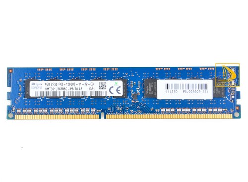 8GB SK Hynix 2x 4GB 2Rx8 DDR3 1600MHZ PC3-12800E CL11 DIMM Desktop Memory RAM #D - Picture 5 of 9