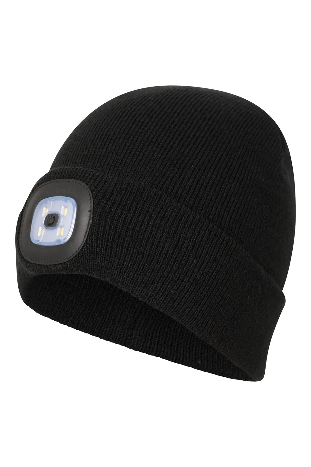 Mountain Warehouse Mens Highlands Light Up Beanie Sweat Wicking Outdoor