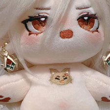 Stuffed Anime Genshin Impact Kaveh 20Cm Cotton Doll with Hoodies Cute Kaveh Plus