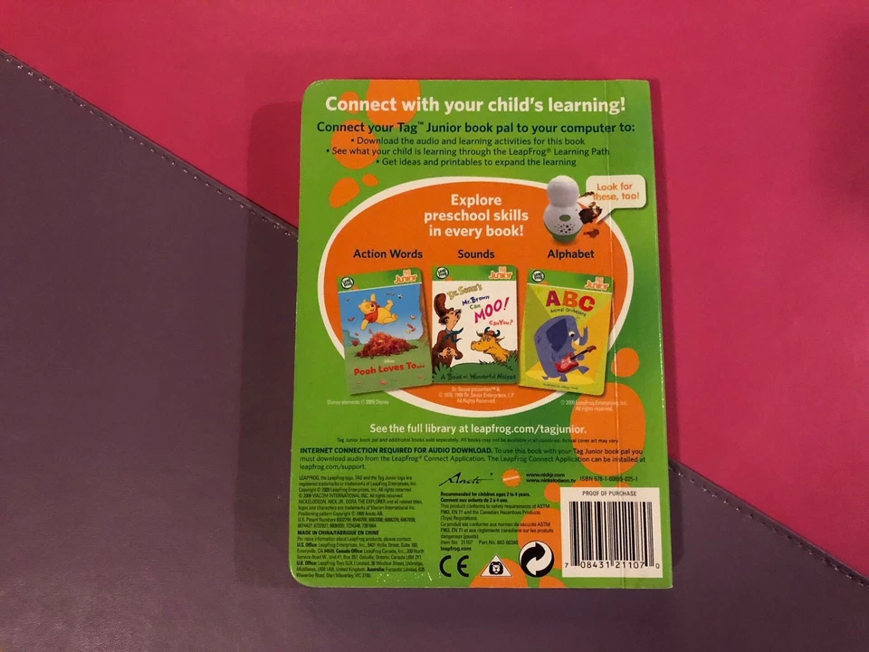 LeapFrog Tag Pen LeapReader Junior Book — DORA THE EXPLORER: 1-2-3 DORA! - Image 3 of 3