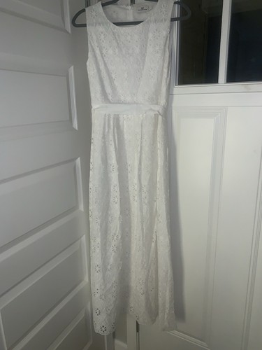 Vineyard Vines Maxikleid weiß Ösen Gr-6 - Bild 6 von 24