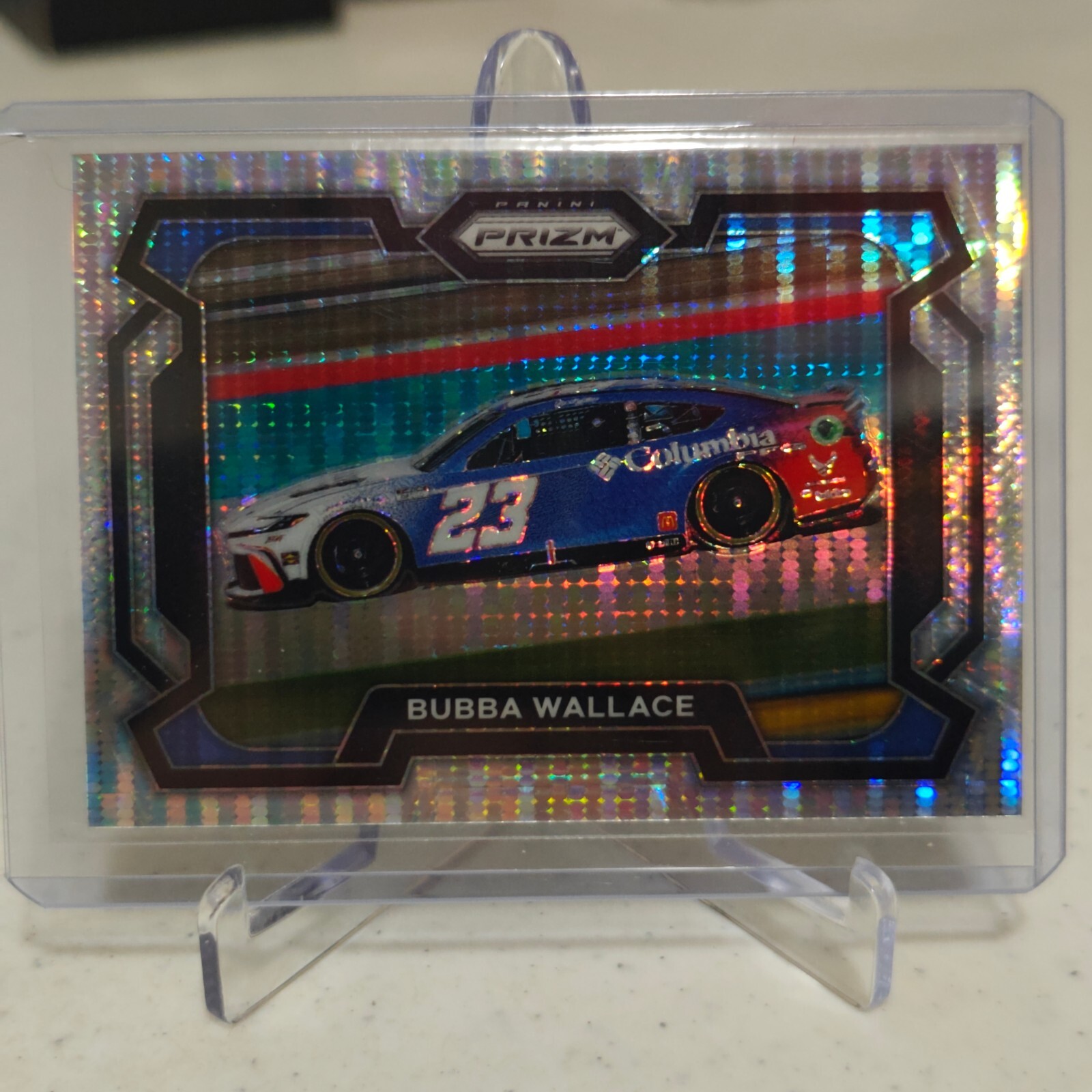 BUBBA WALLACE 2024 PANINI PRIZM RACING RIDES #71 SILVER PULSAR PRIZM 338/399