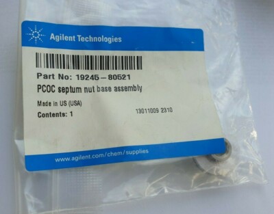 AGILENT 19245-80521 PCOC SEPTUM NUT BASE ASSEMBLY (R4S10.3B5)