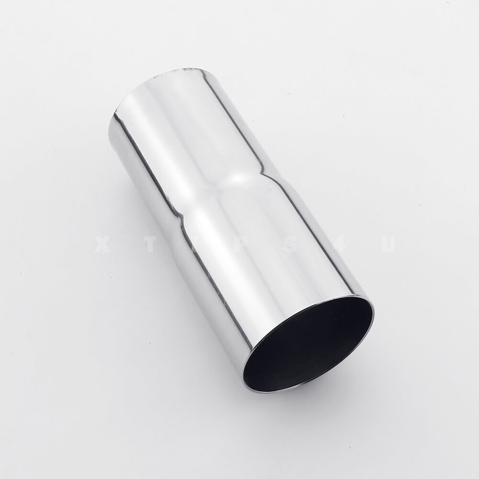 3" ID To 2.25" OD Exhaust Pipe Reducer Adapter - 304 Stainless Steel, 5" Long, Weld-On