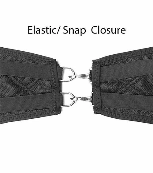 Capucha intermitente de malla con copas francesas y broche de presión/dee-HORSE RACING Foto 3 de 3