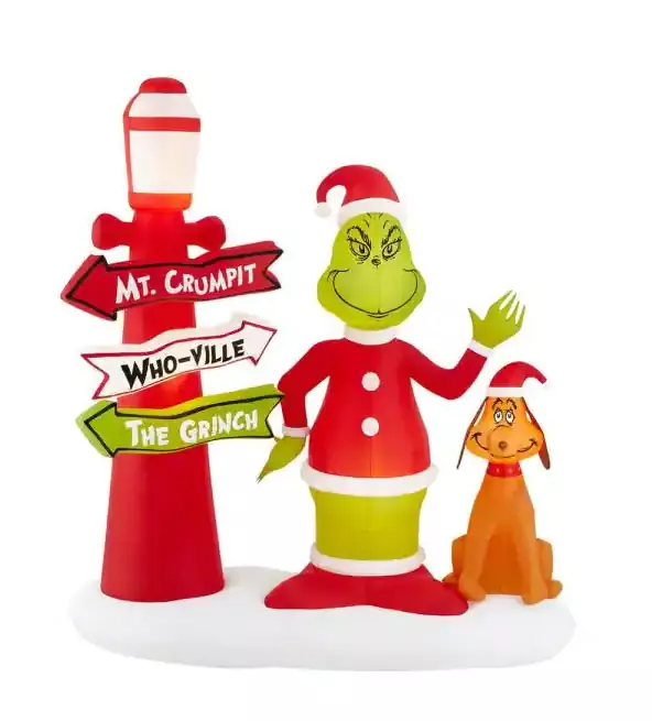 Christmas grinch deals inflatable