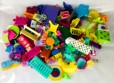 Polly Pocket Puppe Spielset Ersatzteile zufällig Konvolut Vintage selten offiziell w