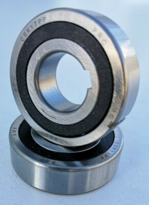 Premium CSK17PP One-Way Precision Clutch Bearing 17x40x12mm w/ 2 Keyway Backstop