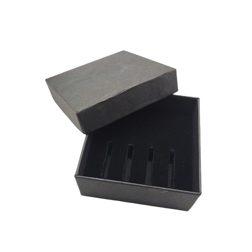 4 Pack Men Solid Metal Tie Clip Wedding Business Necktie Pin Clip Clasp With Box - Picture 2 of 7