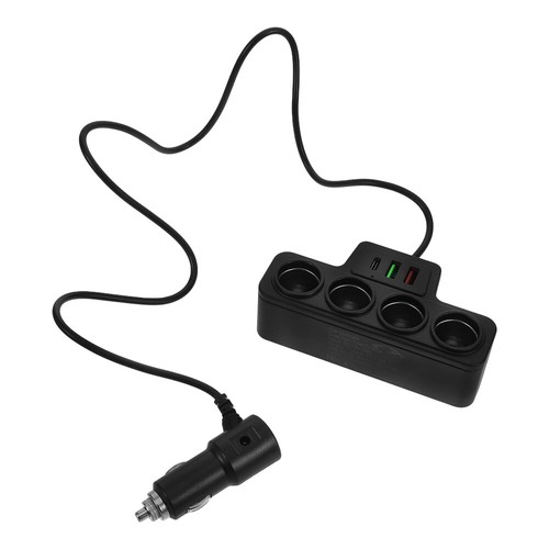 Auto-Ladegerät USB-Ladegerät Für Fahrzeuge Zigarettenanzünder-Splitter - 第 1/12 張圖片
