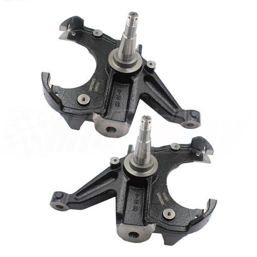 3 Lowering Drop Spindle Front 1.00 Rotor For 73-91 Chevrolet C10 R1500 C1500