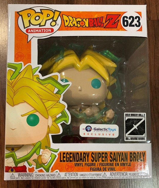 Funko Pop! Legendary Super Saiyan Broly 6 Inch Galactic Toys Exclusive #623 | eBay