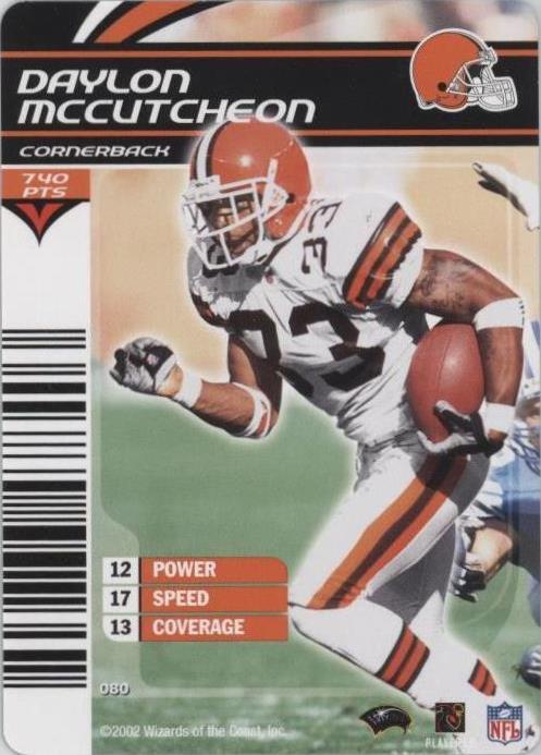 2002-03 NFL Showdown Daylon McCutcheon #080 - 1 of 2