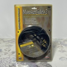 Monster Cable Video 2 Interconnect RCA High Performance Connection MV2 4m 13.1ft