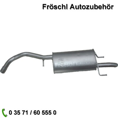 Nachschalldämpfer Auspuff hinten für Ford Escort 1.6 Kombi a*
