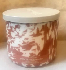 Bath & Body Works Brioche French Toast Candle 3 Wick Large 14.5 oz NEW
