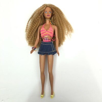 Vintage BUTTERFLY ART Barbie Crimped Hair Tattoos 1990s | eBay