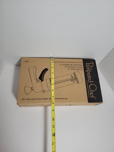 The Pampered Chef Biscottiera Pressa con 16 Dischi Beige #1525 Natale Vacanze Nuovo - Foto 15 di 15