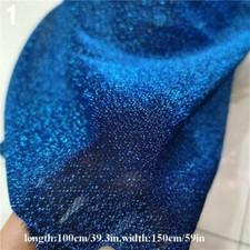 1M Soft Shiny Glitter Colored Fabric Wedding Decor Costume Cloth DIY Crafts
