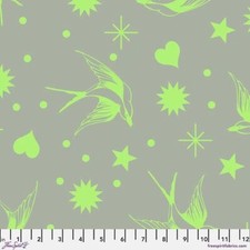 Tula Pink - Neon True Colors - Neon Fairy Flakes in Karma