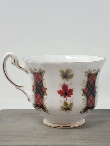 Vintage Ridgway Royal Adderley Maple Leaf Tartan England Cup & Saucer - Picture 6 of 9
