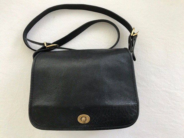 Black Cross Body Vegan Leather Satchel Saddle Bag Purse