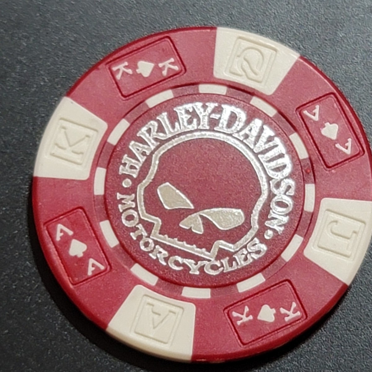 初雪ポッケ りす LAIDLAW'S HD ~ (Red AKQJ ~ Willie G back stamp) HARLEY