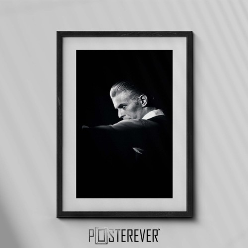 David Bowie Concert BW Reprint Tribute Photo Poster Canvas Metal Wall Art Prints - Picture 2 of 29