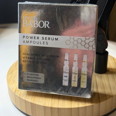 Doctor Babor   Power Serum   Set of 3 Ampoules   H Acid   Vit C   Retinol   New