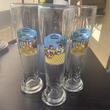 Gl&auml;ser, Weizengl&auml;ser, 3 Stk, Tucher, Retro, Vintage, Original