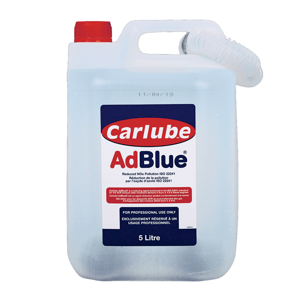 Carlube AdBlue 5 Litres Diesel Fluid Additive DEF + Spout 5L Ad Blue 5-10-20 X2