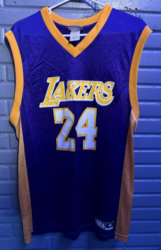 Authentic VTG Kobe Bryant #24 Lakers Purple Road NBA Stitched Jersey Adidas Sz M