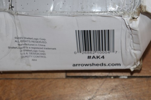 Arrow Shed Earth Anchor Kit Steel Construction Gray AK4 - Damaged Packaging - Picture 3 of 4