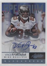 2012 Panini Absolute Spectrum Platinum Auto 15/25 Vincent Jackson #91 Auto 0ve9