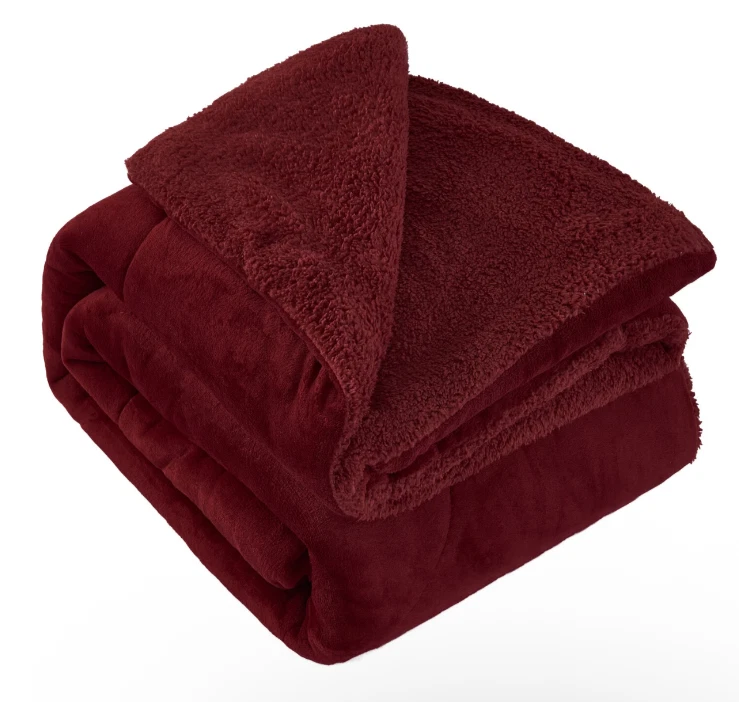 Juego de mantas Borrego Sherpa de 3 piezas ultra suaves y cálidas Queen & King envío gratuito Foto 2 de 2