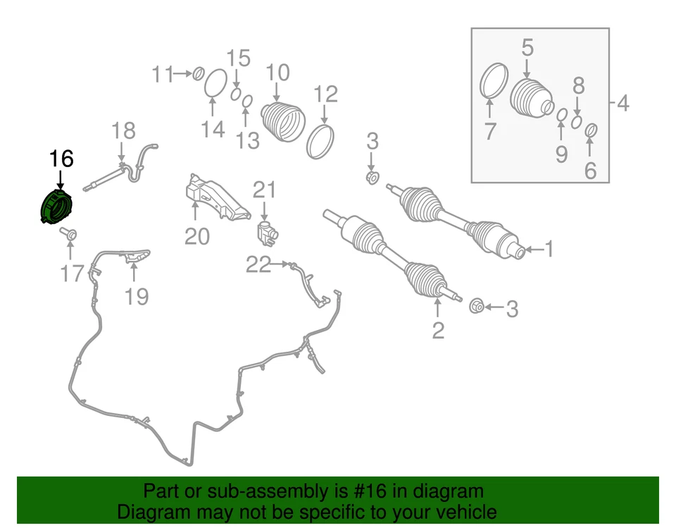 Actuador original Ford 2015-2021 Ford HL1Z-3C247-A Foto 2 de 4