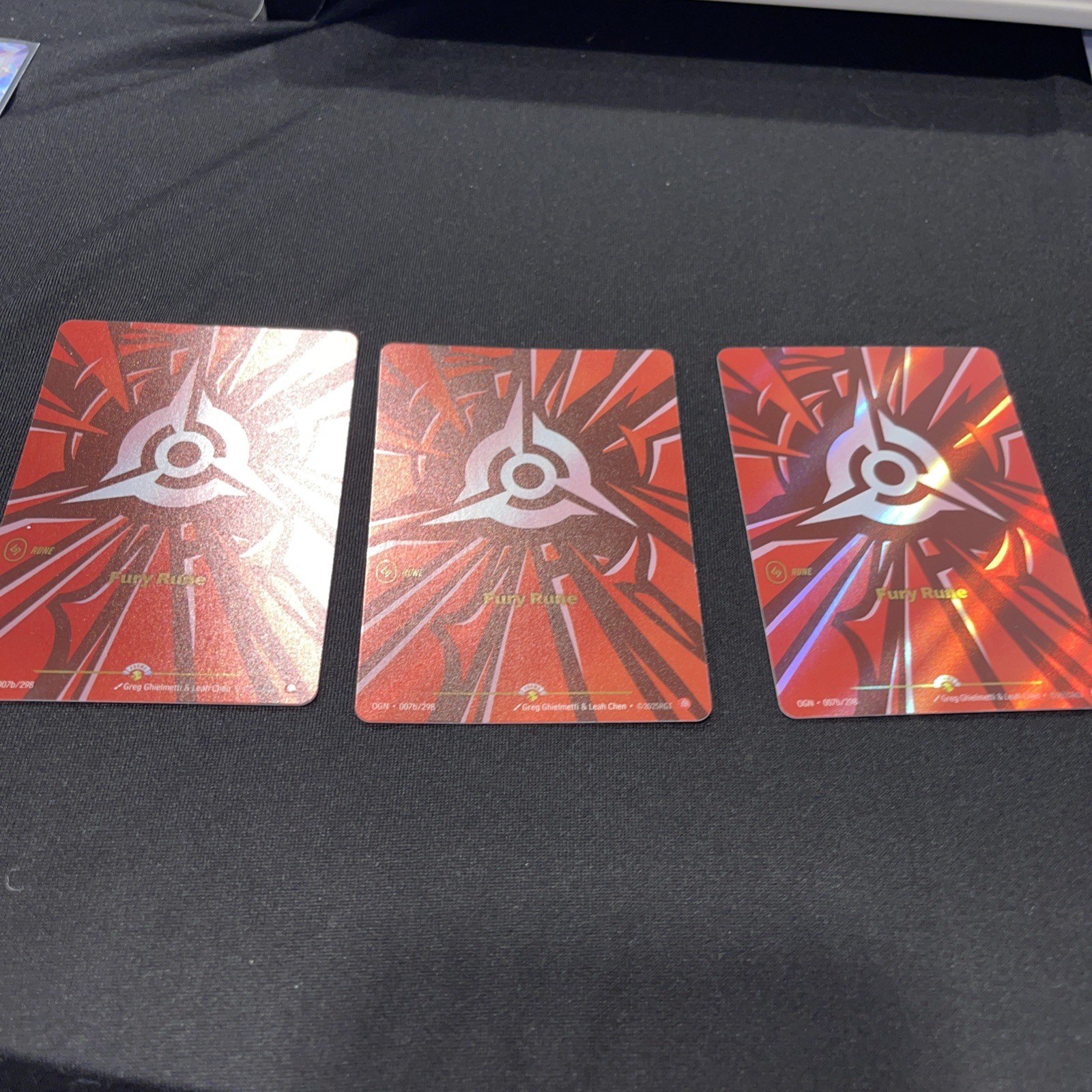 Fury Rune 007b/298 - Riftbound Nexus Night Pack Promo - Alt Art English ...