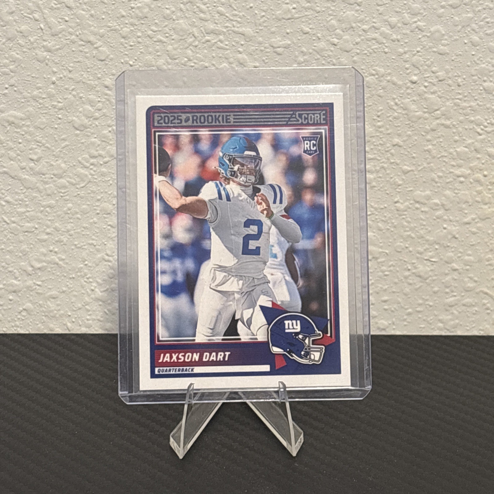 JAXSON DART 2025 Panini Score Rookie #35 New York Giants