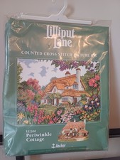 Lilliput Lane Periwinkle Cottage LL200 Cross Stitch Kit 25.5 x 35cm New & Sealed