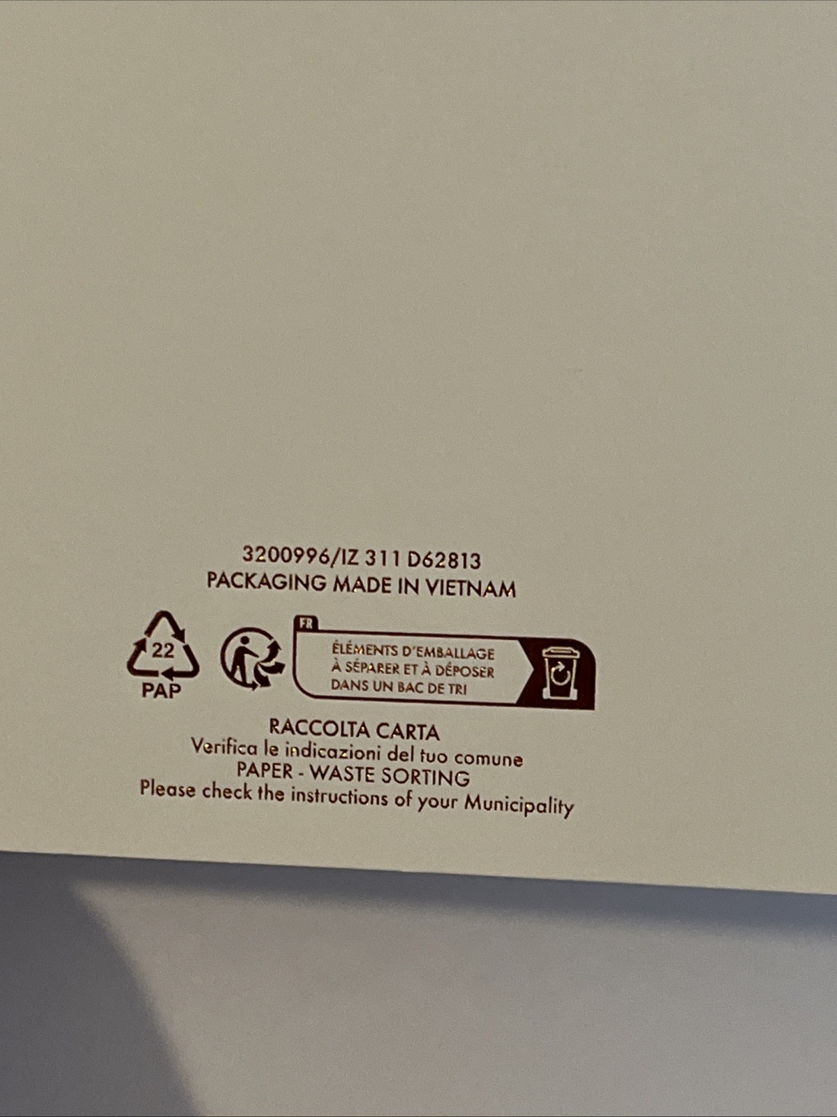 Louis Vuitton Deko Karton Verpackung Papier Papierbox