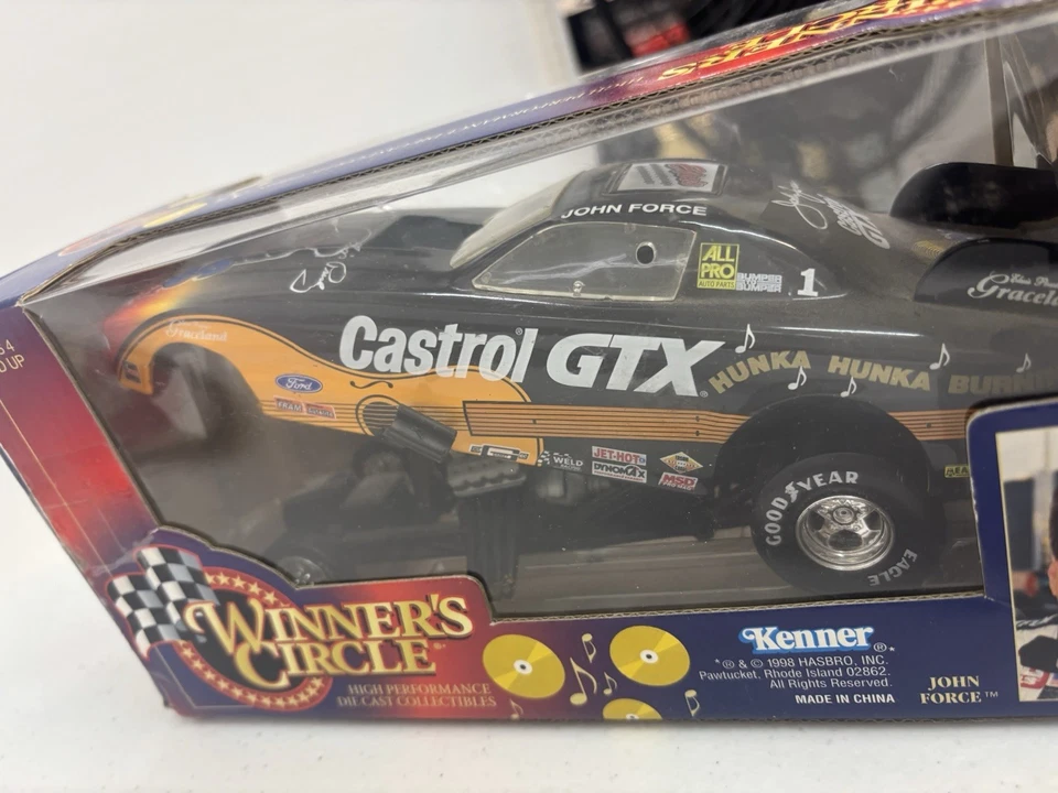 1998 Winners Circle John Force Castro GTX Funny Car Elvis Edition 1:24 Scale - Image 4 of 4