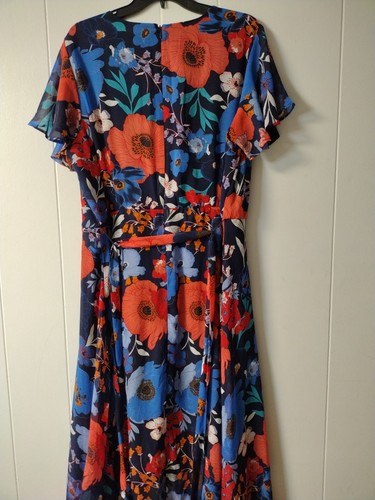 Lane Bryant Women Multicolor Floral Dress Size 22 - Picture 4 of 5