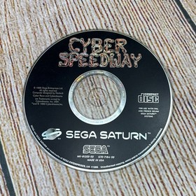 Cyber Speedway Sega Saturn (PAL) Blockbuster Rental 