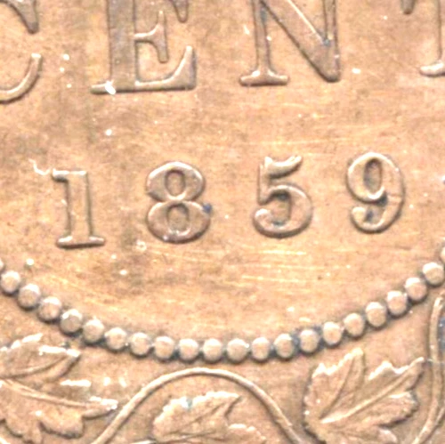 1859 RPD CANADA LARGE CENT - Image 2 of 3