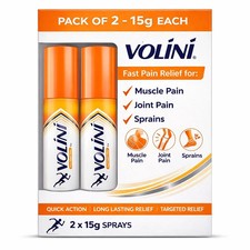 Volini Spray Muscle, Joint Neck Pain Relief 2 X 15g FREE SHIP Exp 2027