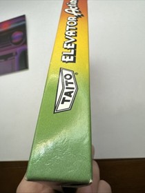 Nintendo NES Hangtab 5-Screw Elevator Action Game, Complete in Box, Tested