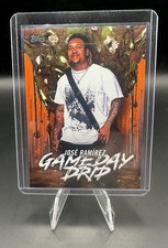 2026 Topps Celebration Jose Ramirez Gameday Drip Orange #/25 GD-18 Guardians